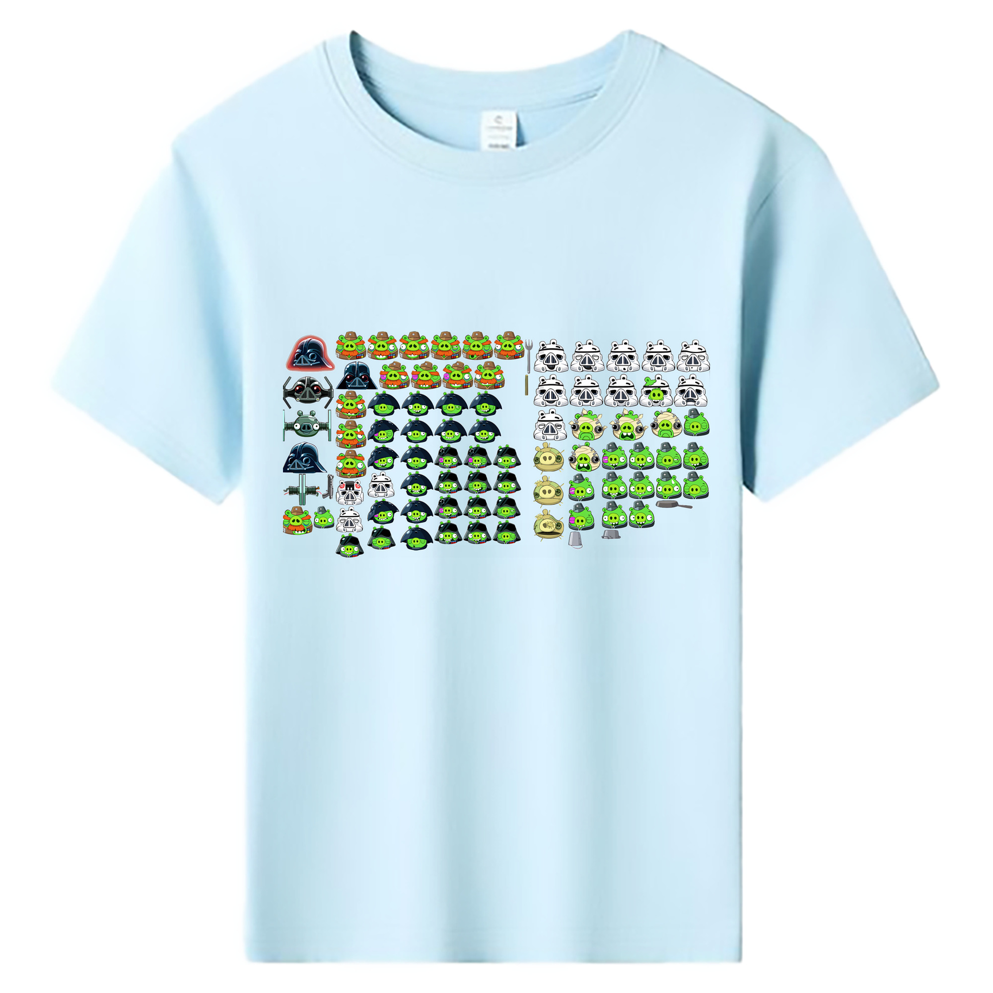 （画像用） Angry Birds アングリーバード 綿100％キッズTシャツ（フロントプリント）